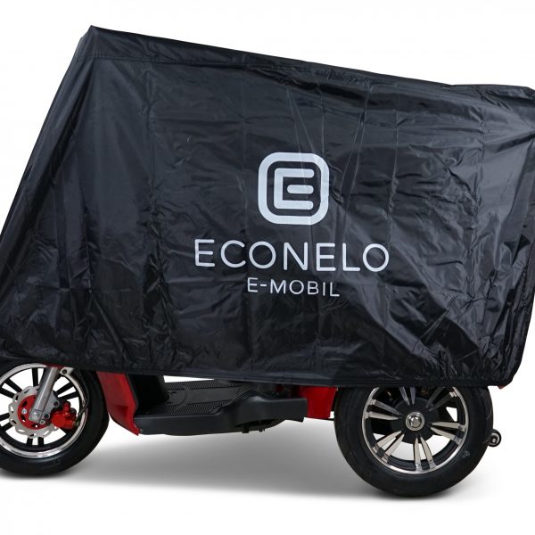 Abdeckplane ECONELO Schwarz (für unsere offenen Roller)