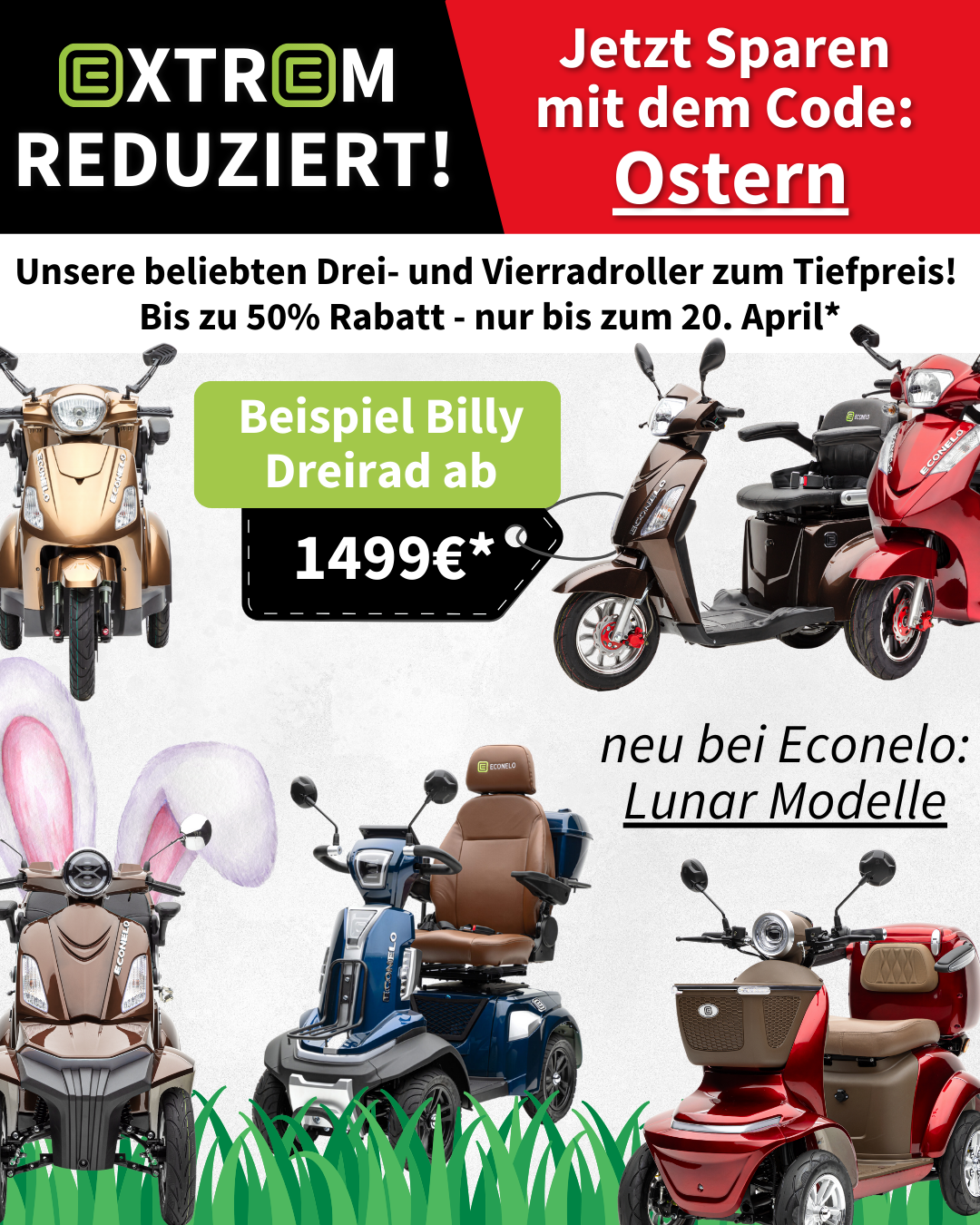 Rabatt auf Seniorenmobile